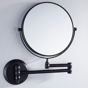 8-Inch Massief Messing Badkamer Spiegel Vouwen Wandmontage Opvouwbare Make-Up Double Side Vergroting Spiegel LO741118