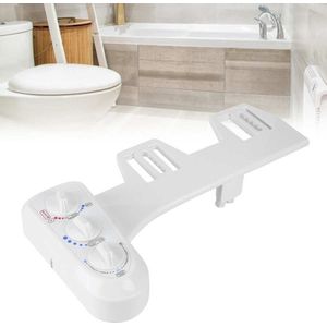 9/16 Draad Badkamer Toilet Seat Bidet Attachment Dubbele Nozzle Warm En Koud Water Bidet Voor Wassen Badkamer Benodigdheden