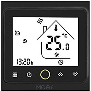Moes Wi-fi Slimme Thermostaat Temperatuur Controller App Controle 5A Compatibel Met Alexa / Google Home Water Verwarming Voor Thuis