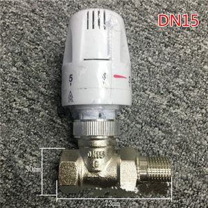 Automatische Thermostaat valve Thermostaat raditor twee manier messing valve angel klep DN15 DN20 DN25 DN32