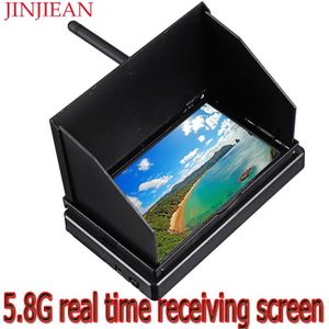 5.8G 48CH 4.3 Inch Lcd 480X22 16:9 Ntsc/Pal Fpv Monitor Auto Zoeken Met Osd Bouwen-In Batterij