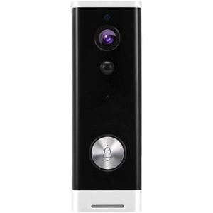 Draadloze Video Deurbel Camera, 720P Hd Wifi Security Camera Met Real-Time Video, twee-weg Talk, Batterijen Inbegrepen