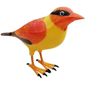 Unieke Draadloze Digitale Vogel Sound Home Afstandsbediening Klokkenspel Deurbel Mooie (Oranje)