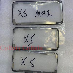 10Pcs Bezel Chassis Midden Frame Voor Apple Iphone Xs/Xs Max Voor Glas Touch Screen Lens Outer Panel cover Lcd Display