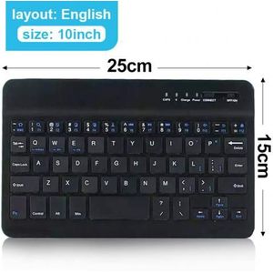 7/10Inch Mini Slim Wireless Bluetooth Keyboard Toetsenbord Voor Telefoon Tablet Laptop Desktop Pc Draagbare Draadloze Toetsenbord