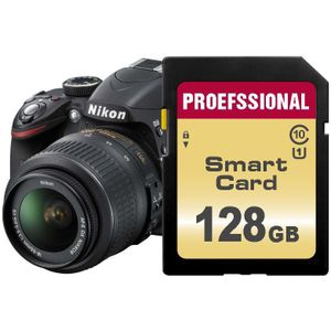 Beste Professionele 64Gb 128Gb 256Gb Sdxc Sd Card 16Gb 32Gb Sdhc Geheugenkaart Hoge speed 600x Voor Nikon Canon Camera
