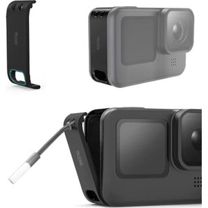 Gopro 9 Oplaadbare Side Cover Case Vervangende Batterij Deksel Deur Deksel Kan Voor Gopro Hero Black 9 Sport Camera Accessoires