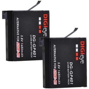 3Pcs AHDBT-401 Vervangende Batterij Voor Gopro Hero 4 Zilver, Hero 4 Black Gopro AHDBT-401Action Camera Accessoires