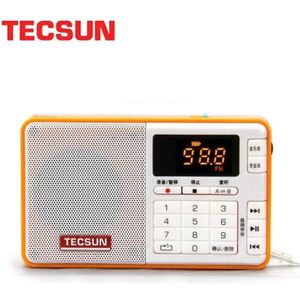 Tecsun Q3 Stereo Radio Zakformaat MP3 Speler Fm Mini Radio Met Multi-color Selectie Draagbare Radio