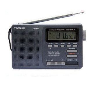 TECSUN DR-920C DIGITALE DISPLAY DIGITALE FM AM MW SW MultiBAND RADIO DR920, draagbare volledige band Digitale display klok radio
