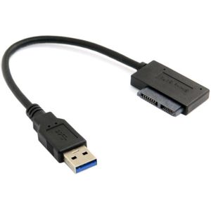 Xiwai Usb 3.0 Naar 7 + 6 13pin Slimline Sata Adapter Kabel Voor Laptop Cd Dvd Optische Drive
