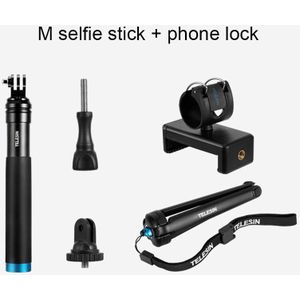 Extension Selfie Stok Mobiele Telefoon Clip Selfie Stok Statief Bluetooth Selfie Stok Statief Voor Gopro Hero 8/7/6 Sport camera