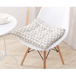 40X40 Cm Vierkante Vorm Zitkussen Zijde Katoen Core Katoen Polyester Tatami Kussen Kussen Woondecoratie Auto Zacht sofa Kussen