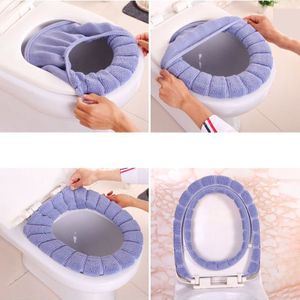 4 Kleur Badkamer Toilet Seat Cover Winter Zachte Warme Wc Deksel Cover Accessoires Thuisgebruik Wc Mat Zetel