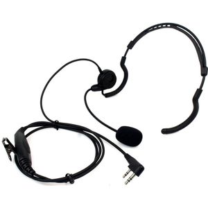 Microfoon Hoofdtelefoon Oortelefoon Ptt Headset Voor Kenwood Baofeng UV-5R 777 888 S Motorola GP88 GP300 GP308 CLS1450 T6200 T5600 MH370