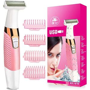 Wasbaar Vrouwen Scheermes Vrouwen Facial Scheerapparaat Lady Body Vrouwelijke Scheren Machine Bikini Trimmer Been Scheerapparaat Voor Vrouwen Gezicht Scheermes