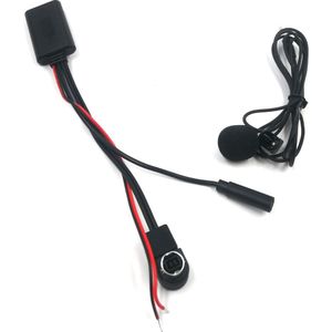 Biurlink 150Cm Handsfree Telefoontje Microfoon Mic Adapter Stijl Auto Stereo Bluetooth Aux Kabel Voor Jvc Alpine Ai-netto Socket