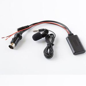 Biurlink 150 Cm Auto Radio Bluetooth Aux Adapter Microfoon Handsfree Mic Kabel Voor Kenwood 13PIN Stereo Cd-speler
