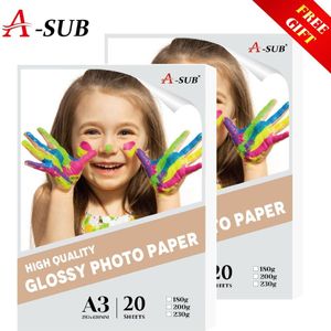 20 Vellen A3 Phot Papier Glossy Inkjet Printing Voor Inkjet Printer Fotograaf Imaging Printing Papier