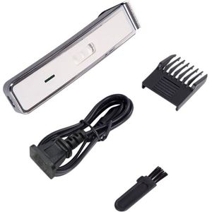 Tondeuse Opgeladen Elektrische Push-Clipper Kapper Huishoudelijke Mini Kapper Scheerapparaat Baard Snijmachine Eu Plug (Wit)