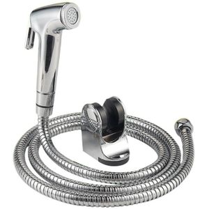 Handheld Douchekop Douche Bidet Spray Wassen Jet Shattaf Met Rvs Slang