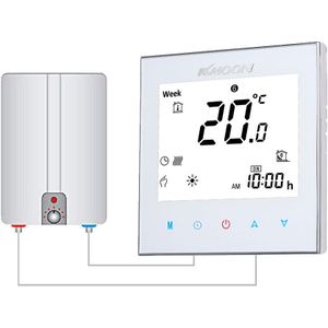 Kkmoon Professionele Digitale Water/Gas Boiler Verwarming Thermostaat Met Wifi Connection & Voice Control Kamertemperatuur Controller