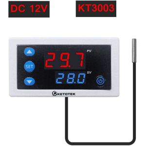 Digitale Thermostaat Regulator 10A Relais Temperatuur Controller LED Display Verwarming Koeling Controle Schakelaar Thermostaat Instrumenten