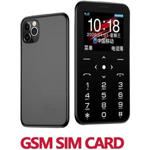 Ultra Dunne Mini Mobiele Kaart Telefoons Telefoon Gsm Cdma Sim-kaart Voor Student Unlocked Mini Pocket Draadloze Telefoons Draagbare Hifi