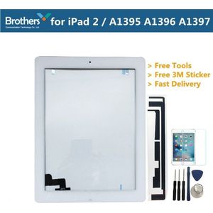 Voor iPad 2 A1395 A1396 A1397 Touch Screen Digitizer Sensor Glas Panel Tablet Vervanging Voor iPad 2 Scherm Met Home knop