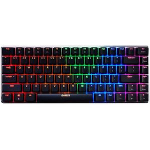 Ajazz AK33 Mechanische Toetsenbord Blauwe Schakelaar 82 Sleutels Anti-Ghosting Usb Bedrade Gaming Toetsenbord Ergonomische Gamer Pc Games Led backlit