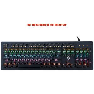 Kleurrijke Licht 104 Key Caps Punk Schrijfmachine Sleutel Cap Met Led Backlit Gaming Mechanische Toetsenbord Stofdicht Duurzaam Retro stijl