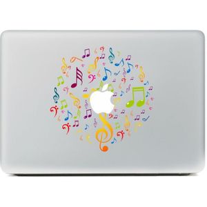 De charme van muziek Vinyl Decal Notebook sticker op Laptop Sticker voor DIY Macbook Pro Air 11 13 15 inch Laptop Skin