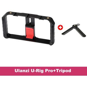 Ulanzi U-Rig Pro Handheld Smartphone Video Rig Handgreep Koude Schoen Mounts Vlogging Rig Stabilizer voor iPhone Videomakers