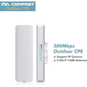1-3Km Outdoor Wifi Cpe Comfast CF-E314N V2.0 Wifi Repeater 300Mbps 2.4G Wifi Ap Access Point draadloze Wifi Verlengen Cpe Router