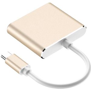Type C Usb 3.1 Naar USB-C Hdmi Usb 3.0 Adapter 3 In 1 Hub Voor Apple Macbook Lot Kan Opladen laptop Of Mobiele Telefoons