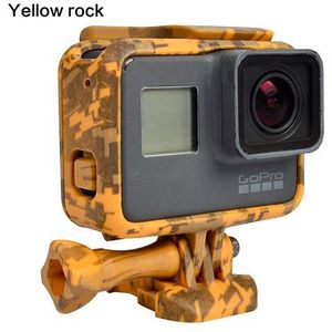 Side Open Beschermende Camouflage Border Frame Case Voor Gopro Hero 7 6 5 Zwart Sport Cam Voor Go Pro 7 6 5 Actie Camera Accessoire