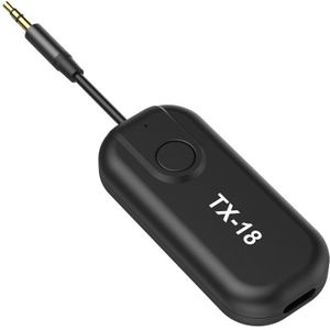 Bluetooth 5.0 Transmitter Receiver Wireless 2 in 1 Chargable for TV PC Car Speaker 3.5mm AUX Hifi Music o Adapter