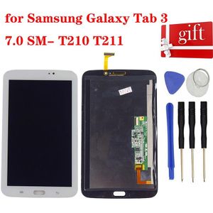 Lcd Voor Samsung Galaxy Tab 3 7.0 Sm-T210 T211 Lcd-scherm Panel Module T210 Lcd Touch Screen digitizer Sensor Vergadering