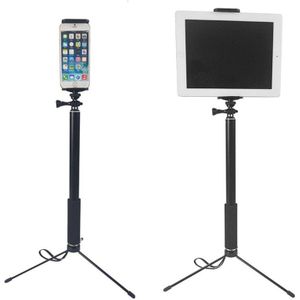 1.5 M/2 M Uitschuifbare Selfie Stok Statief Stand Voor Iphone Ipad Dslr Android Gopro