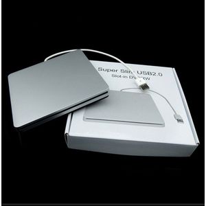 DVD-RW Laptop Externe Dvd Brander Drives Box Behuizing Case Zuignap Super Slim Usb 2.0 Slot Dvd Portatil Drive Blu Ray