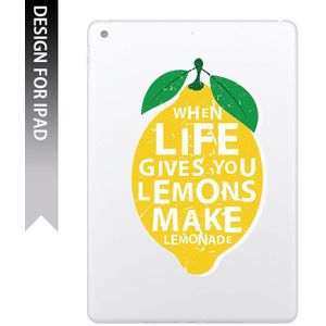 Citroen Citaat Laptop Sticker Voor Apple 7.9 ""9.7"" 10.5 ""11"" 12.9 ""Ipad Mini Pro Air mac Oppervlak Boek Decal Notebook Tablet Pc Huid