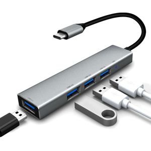 3.1 Type-C Om Usb 3.0 Meerdere 4 Poorten Converter Kabel Hub Adapter Laptop Dock Station Voor Windows Xp voor Mac Os Voor Linux