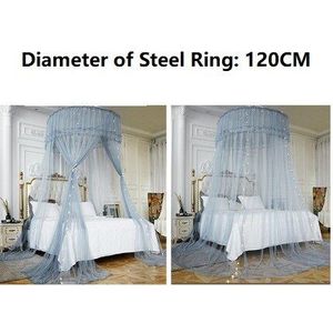 Driedeurs Zomer Kinderen Beddengoed Klamboe Romantische Baby Meisje Ronde Bed Klamboe Bed Cover Bed Luifel Voor kid Nursery