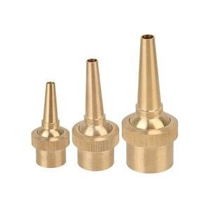 1Pcs Verstelbare Fontein Water Spray Nozzles Fontein Zwembad Nozzles Koper Rechte Fontein Nozzle Straight Jet Fontein