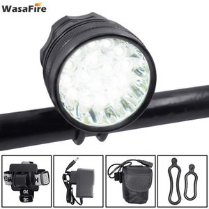 Wasafire 40000 Lumen 16 * T6 Leds Fietslicht Rijden Fietsen Koplamp Bike Front Light Voor Outdoor Night Rijden camping