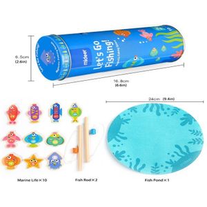 Mideer Kinderen Magnetische Vissen Speelgoed Set Baby Puzzel Vroege Onderwijs Ouder-kind Interactief Bordspel 2-3 jaar Oud