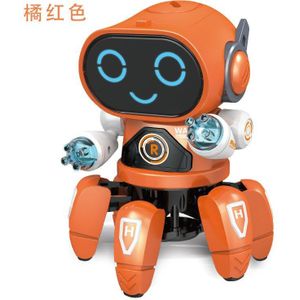 Elektrische Zes-Klauw Robot Speelgoed Intelligente Robot Mini Wandelen Zingen Dansen Rc Robot Speelgoed Led Light Kids Educatief Speelgoed