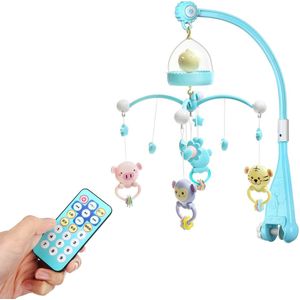 Baby Rammelaars Wieg Mobiles Speelgoed Houder Roterende Mobiele Bed Bel Musical Box Projectie 0-12 Maanden Pasgeboren Baby Baby jongen Speelgoed