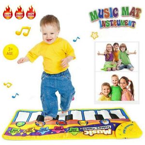 Jongens Meisjes Kids Baby Musical Piano Speelmat Ontwikkeling Educatief Zacht Speelgoed Baby Leuke Piano Sleutel Pvc Muziek Tapijt Mat