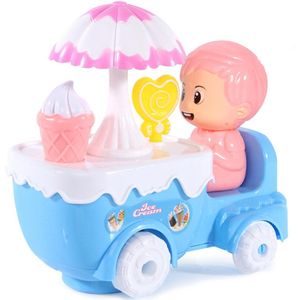 Elektrische Muic Mini Winkelwagen Pretend Play Trolley Auto Tafel Speelgoed Voor Meisjes Kids M09